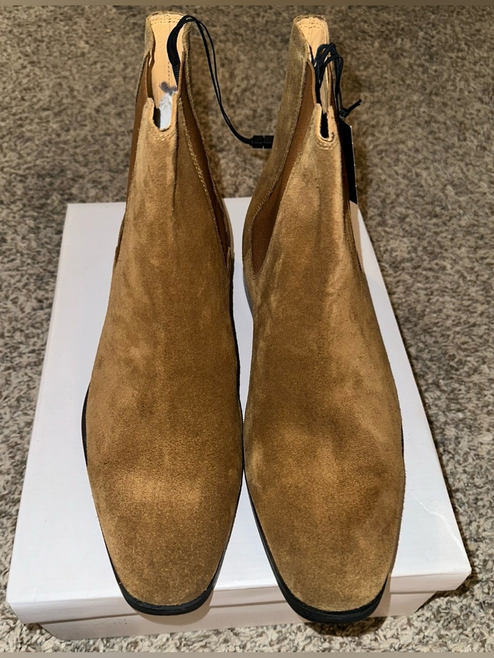 Express Men's Brown Suede Ankle Boots NWT